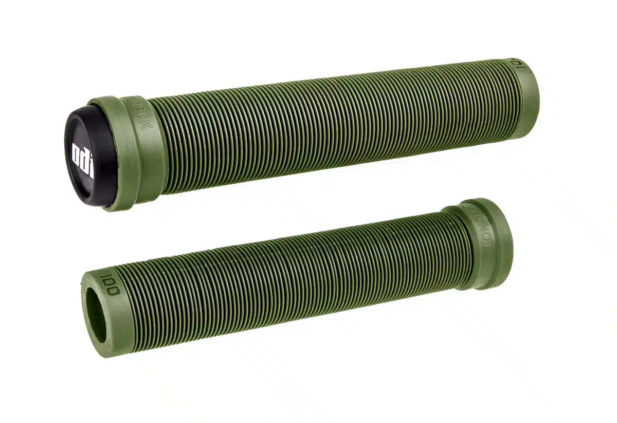 ODI SOFT LONGNECK GRIP FLANGELESS 160MM OLIVE 1 ODI SOFT LONGNECK GRIP FLANGELESS 160MM OLIVE