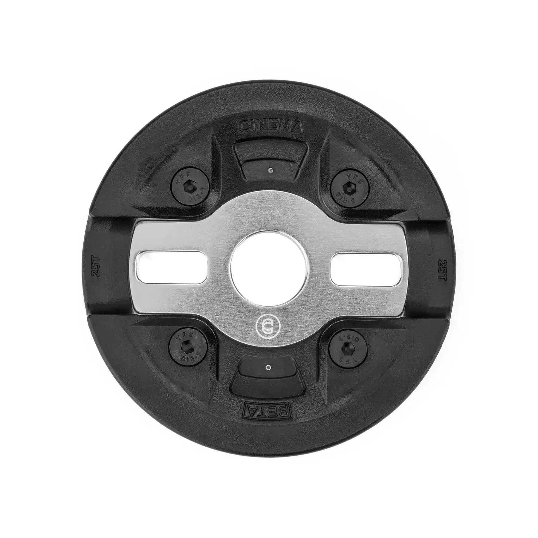 CINEMA BETA GUARD SPROCKET SILVER 1 CINEMA BETA GUARD SPROCKET SILVER