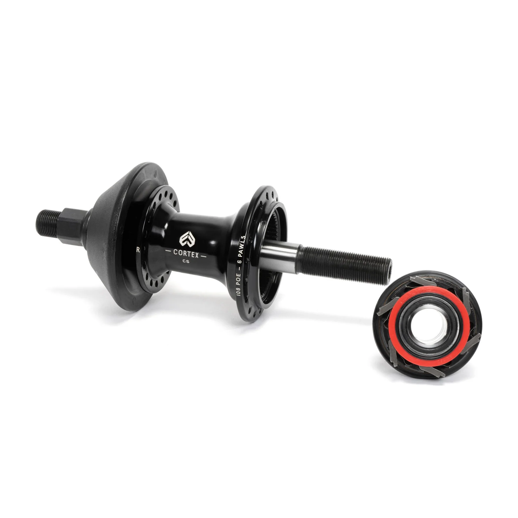 ECLAT CORTEX EVO CASSETTE HUB BLACK 4 ECLAT CORTEX EVO CASSETTE HUB BLACK