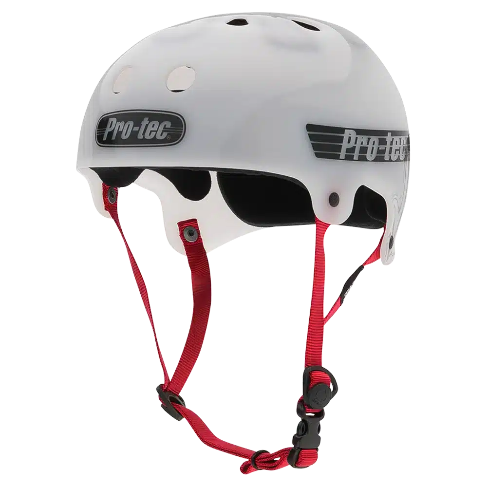PRO-TEC OLD SCHOOL BUCKY TRANSPARENT WHITE 2 PRO-TEC OLD SCHOOL BUCKY TRANSPARENT WHITE