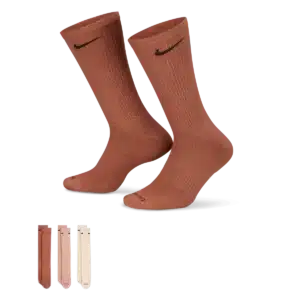 NIKE EVERYDAY PLUS CUSH CREW BROWN