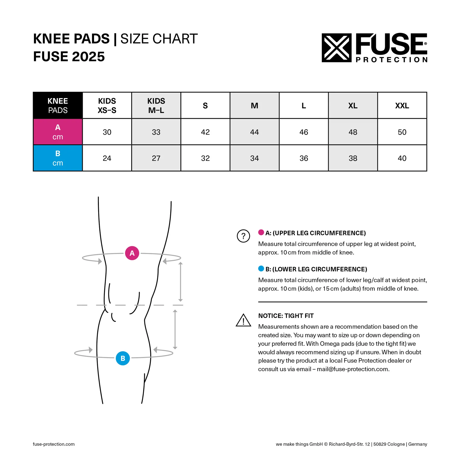 FUSE ALPHA CLASSIC Knee Pad black/grey 5 FUSE ALPHA CLASSIC Knee Pad black/grey