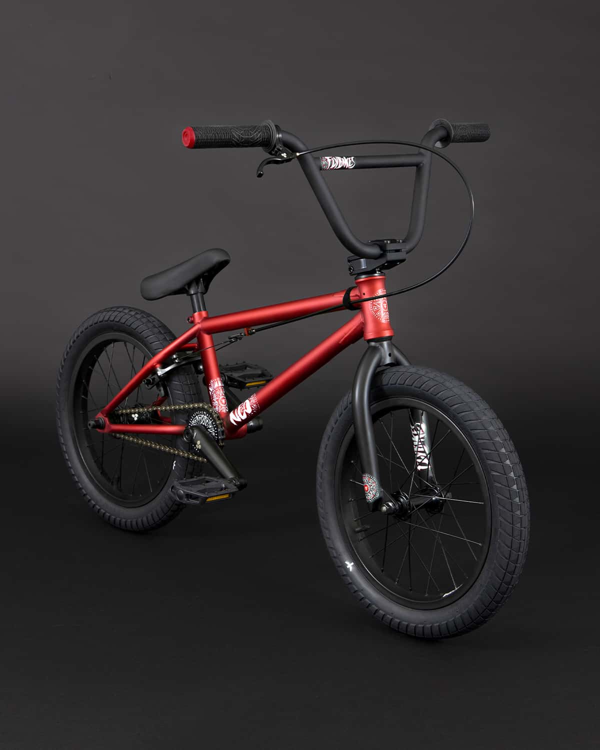 FlyBikes NEO 16" FLAT METALLIC RED with brakes 1 FlyBikes NEO 16" FLAT METALLIC RED with brakes