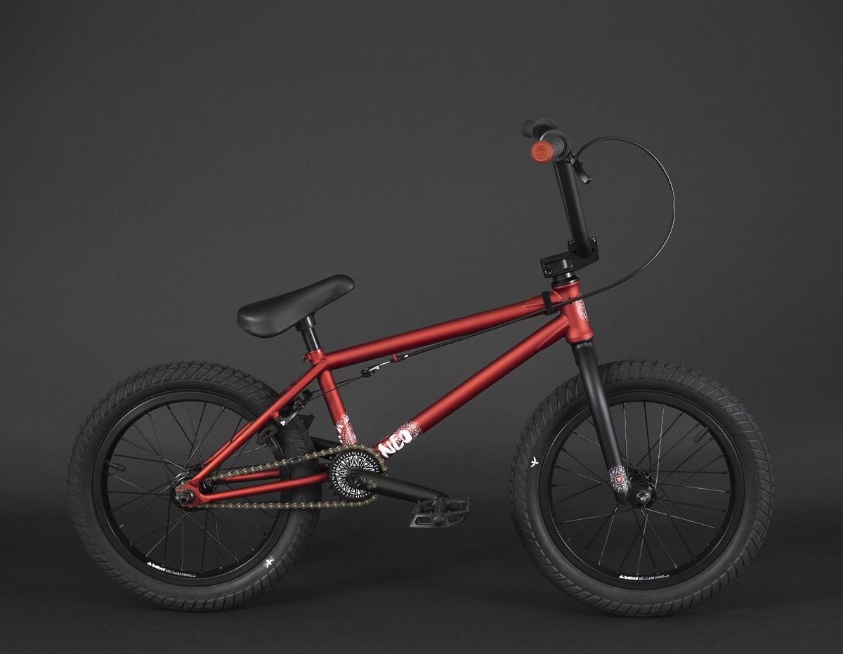 FlyBikes NEO 16" FLAT METALLIC RED with brakes 2 FlyBikes NEO 16" FLAT METALLIC RED with brakes