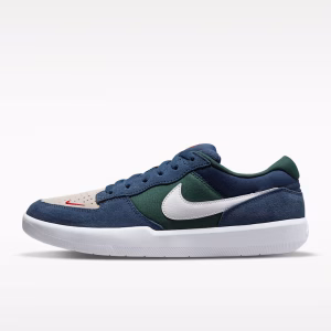 NIKE SB FORCE 58 navy / summit white-noble green
