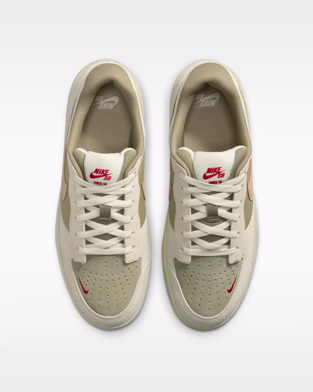 NIKE SB FORCE 58 coconut milk / linen 4 NIKE SB FORCE 58 coconut milk / linen