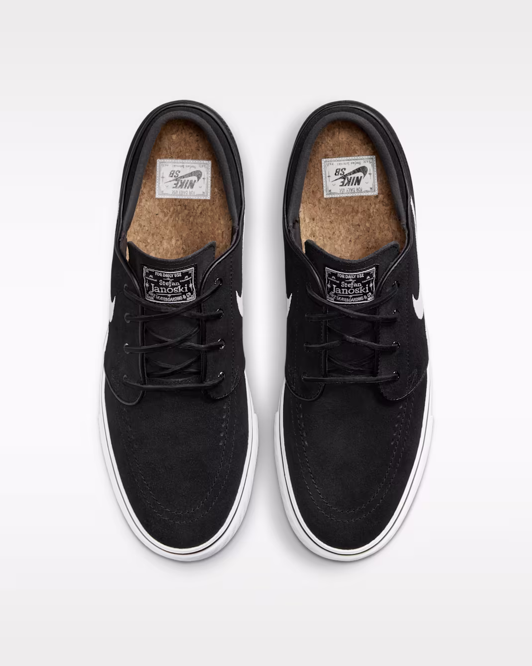 NIKE SB ZOOM JANOSKI OG+ black / white-black-white 4 NIKE SB ZOOM JANOSKI OG+ black / white-black-white
