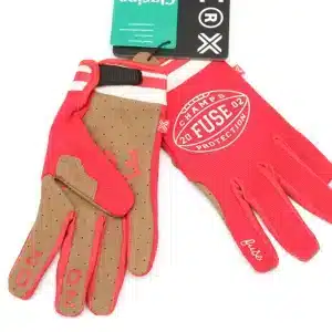 FUSE ALPHA CHAMPS YOUTH GLOVE bright red/off white