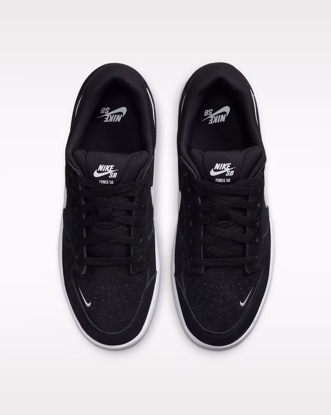NIKE SB FORCE 58 black/white-black 6 NIKE SB FORCE 58 black/white-black