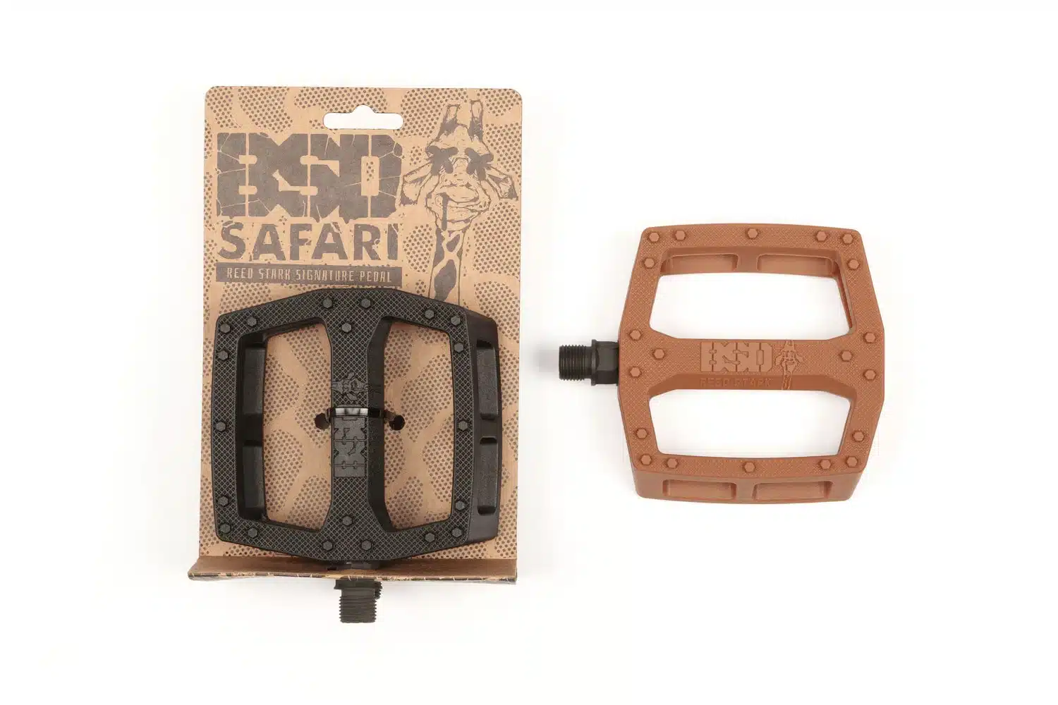 BSD SAFARI PEDALS DARK GUM 2 BSD SAFARI PEDALS DARK GUM
